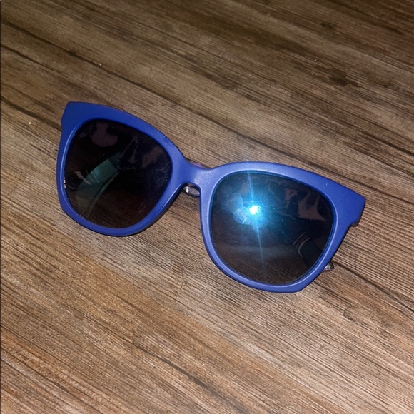 Alexander McQueen Blue Sunglasses
